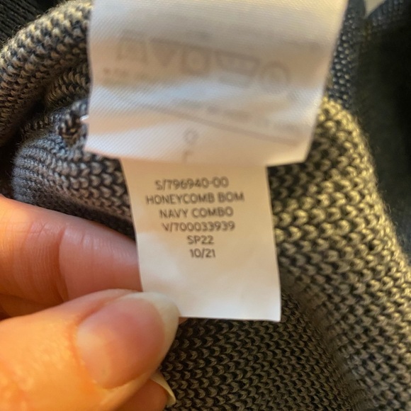 Banana Republic Blue Zip Up Cotton Knit Cardigan Sweater - Picture 5 of 5